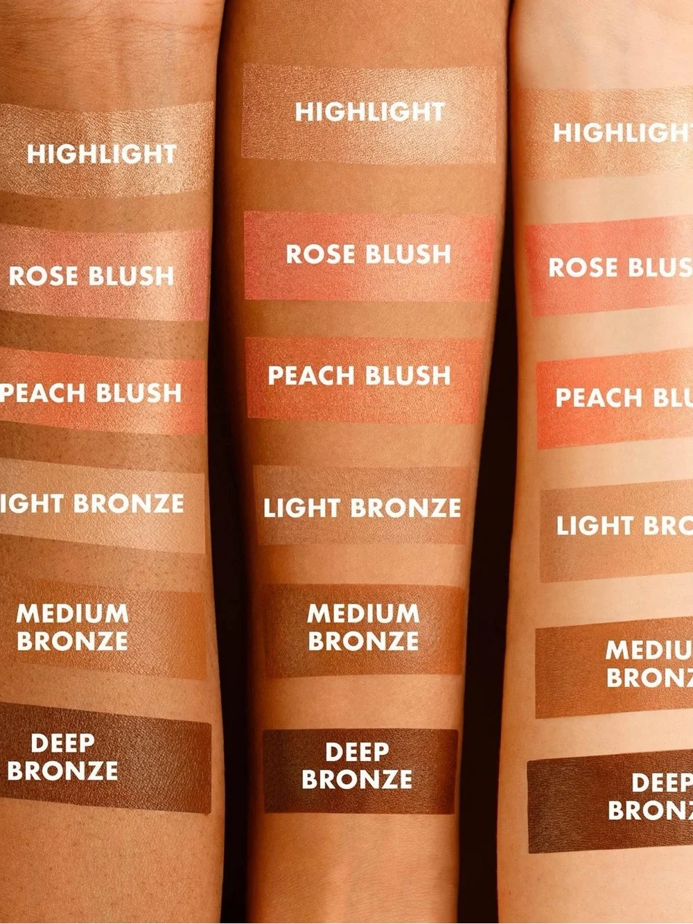 ICONIC London Multi-Use Blush, Bronze, and Highlight Cream Palette